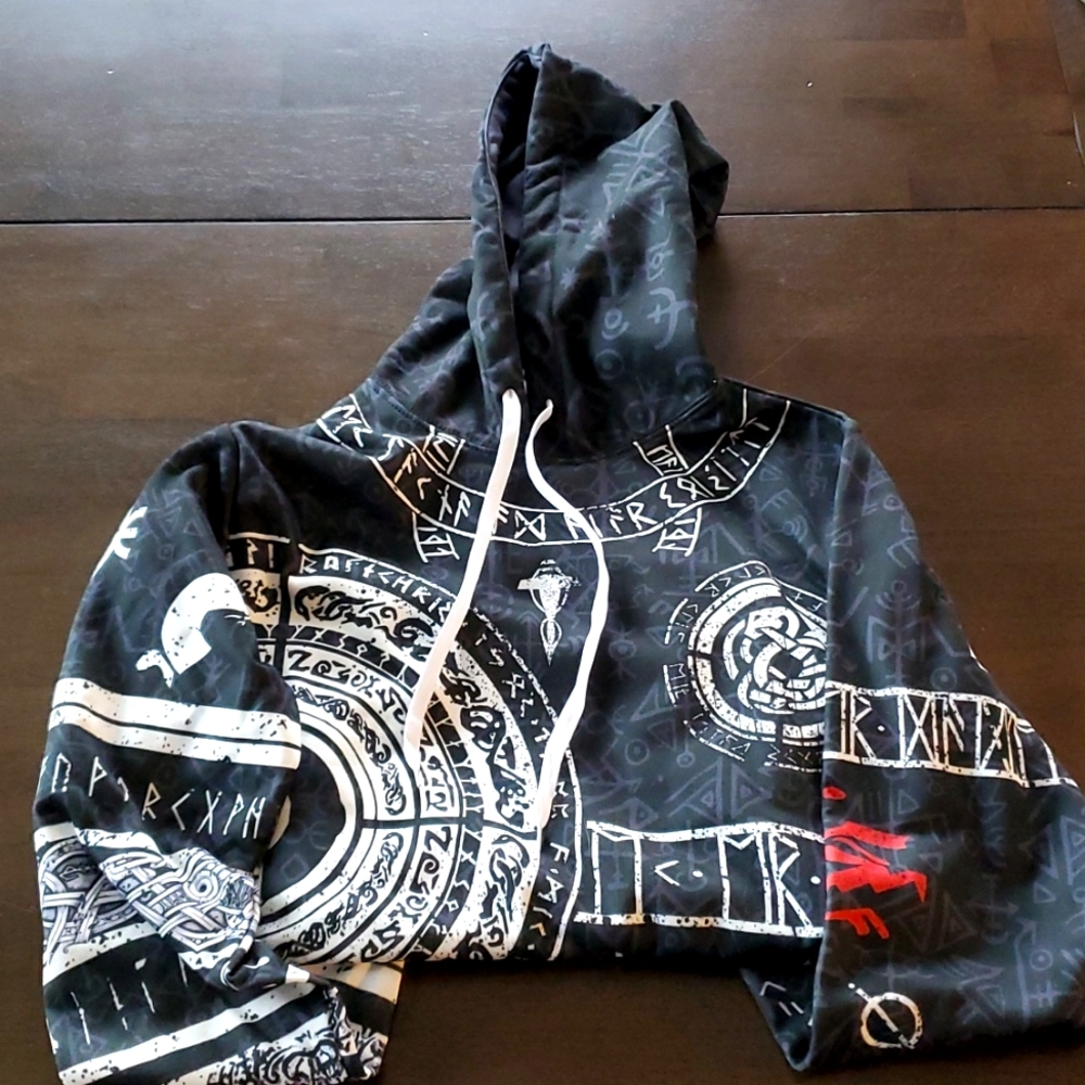Mens Nordic Rune Hoodie